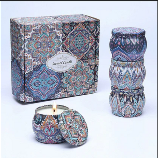 Aromatherapy candle four-piece gift box