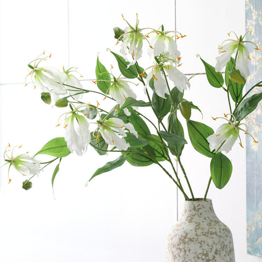 Artificial 3-headed flame lily