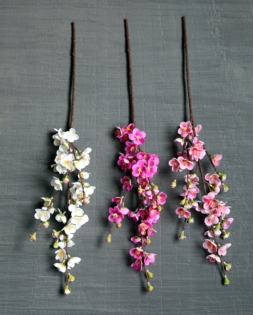 Artificial 3D Printed Color Film Peach Blossom