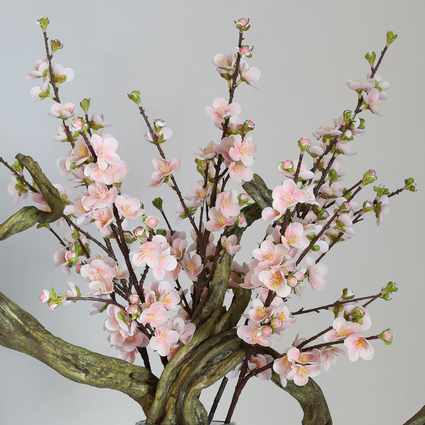Artificial 3D Printed Color Film Peach Blossom