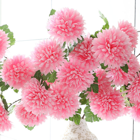 Artificial 6-head big chrysanthemum