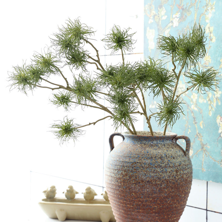 Artificial 6-headed large silvergrass