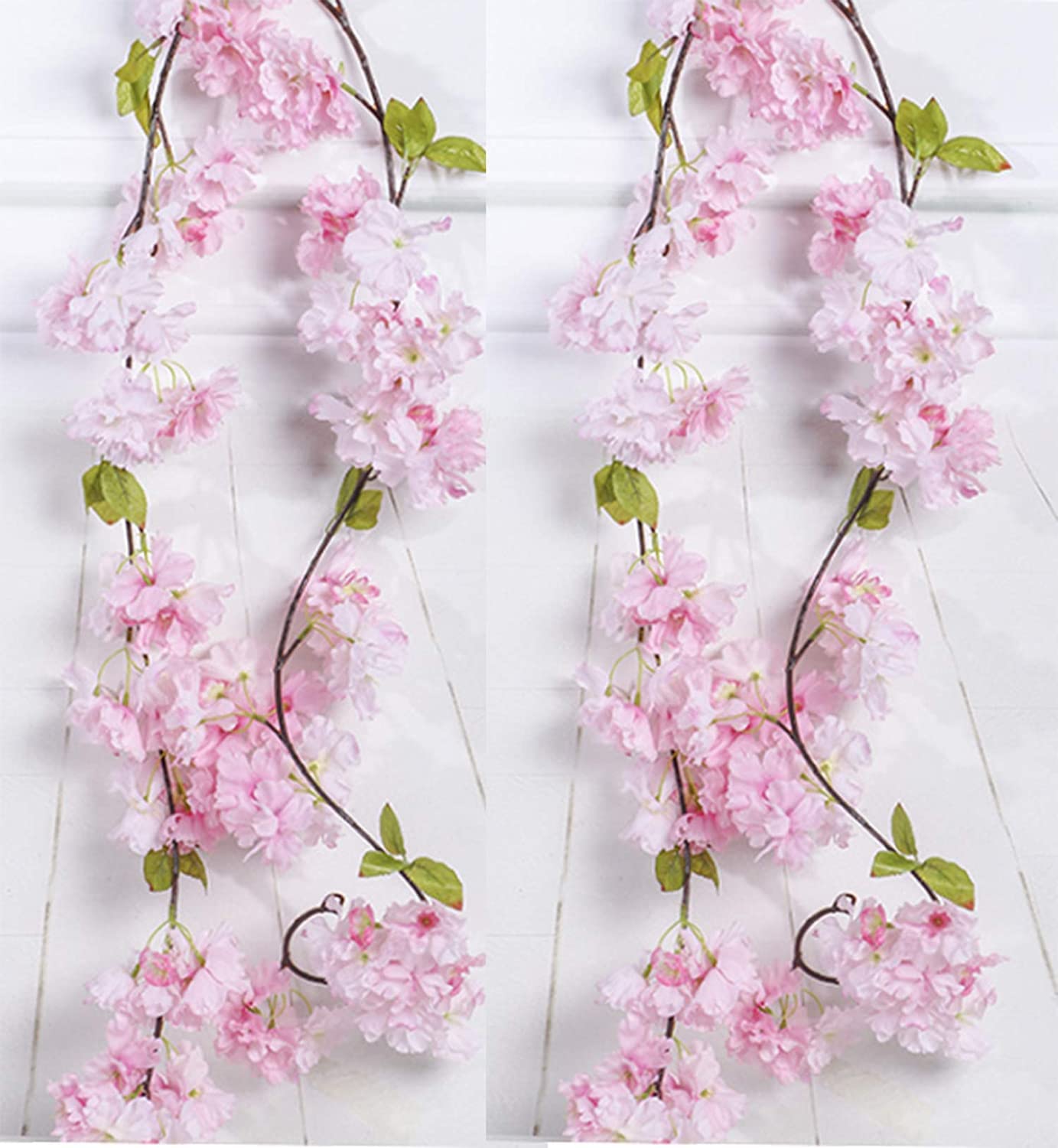 Artificial Cherry Blossom Vine Hanging Plants