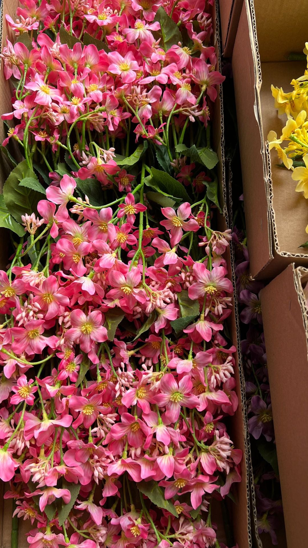 Artificial Colorful tung flowers