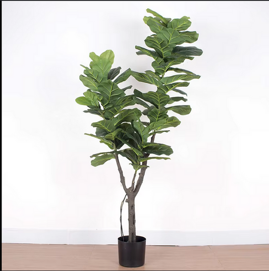 Artificial Ficus Lyrata Bonsai Real Touch Faux Ficus