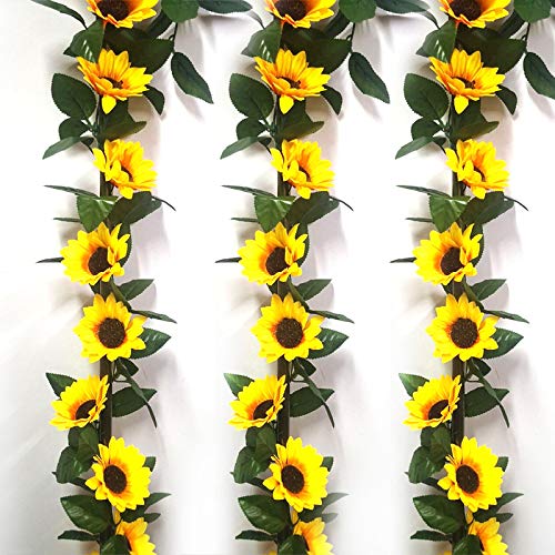 Artificial Flowers Sunflower Vine
