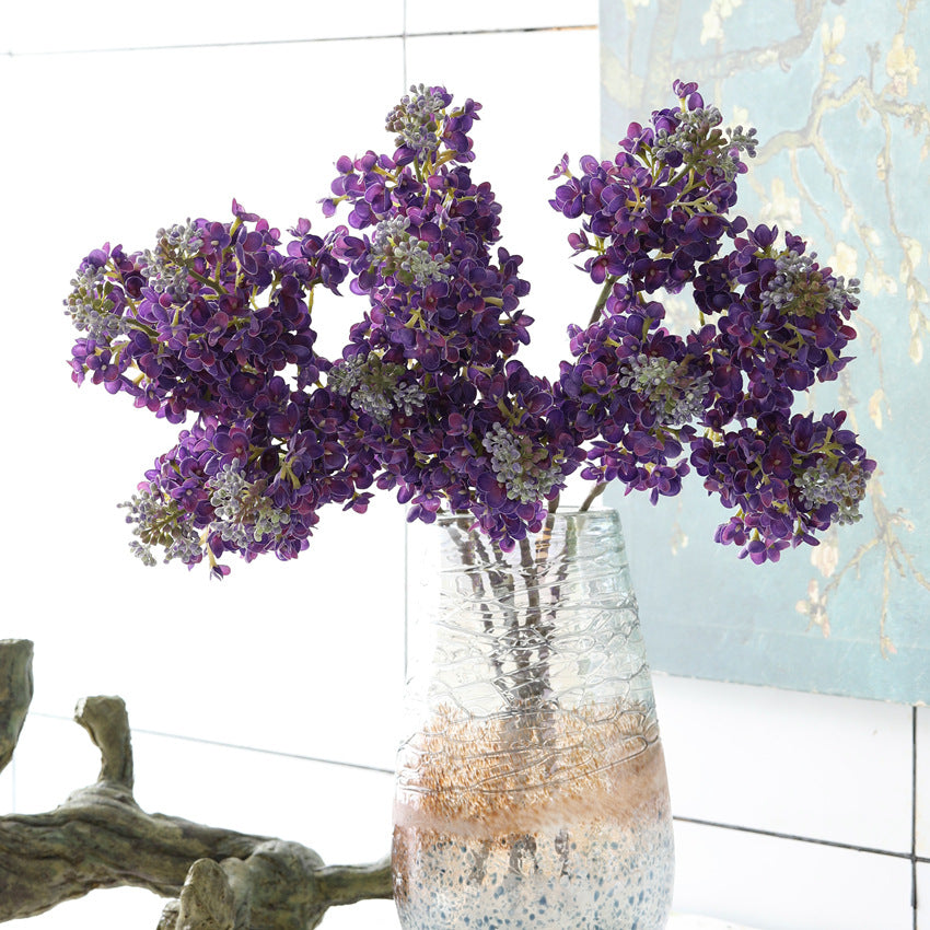 Artificial Lilac Flower Branch