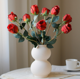 Artificial Silk Red Roses