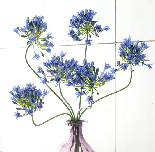 Artificial silk cloth agapanthus flower