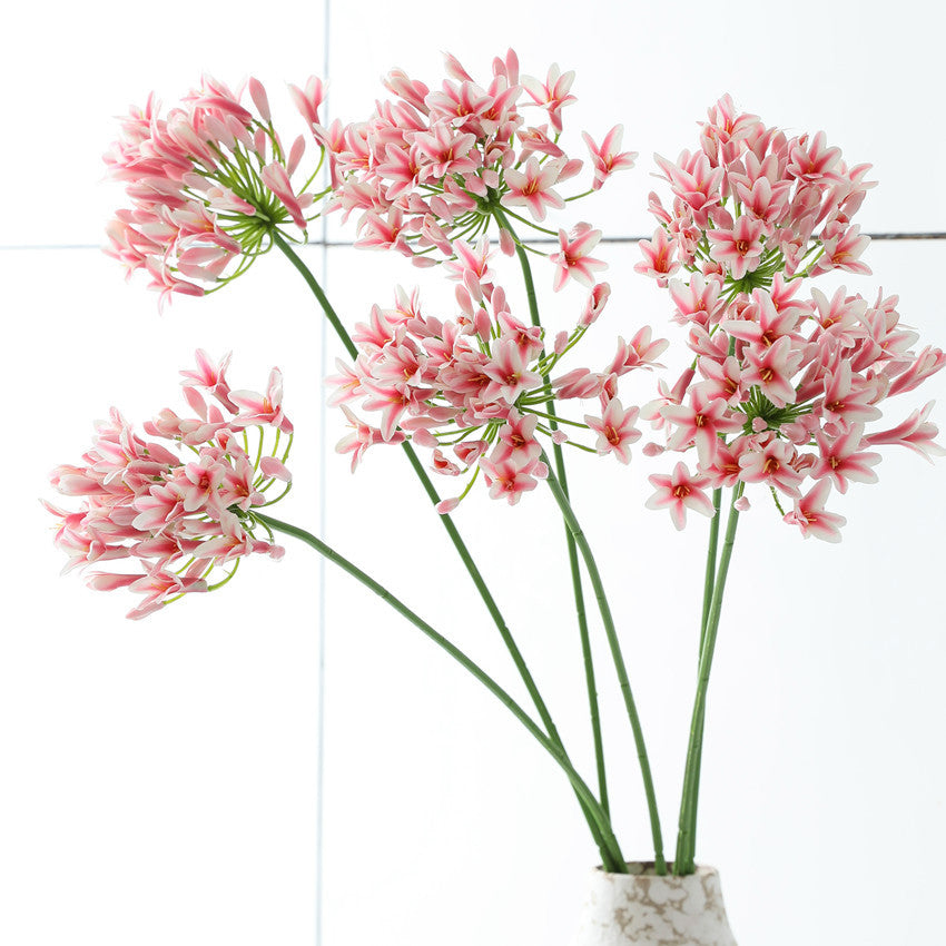 Artificial silk cloth agapanthus flower