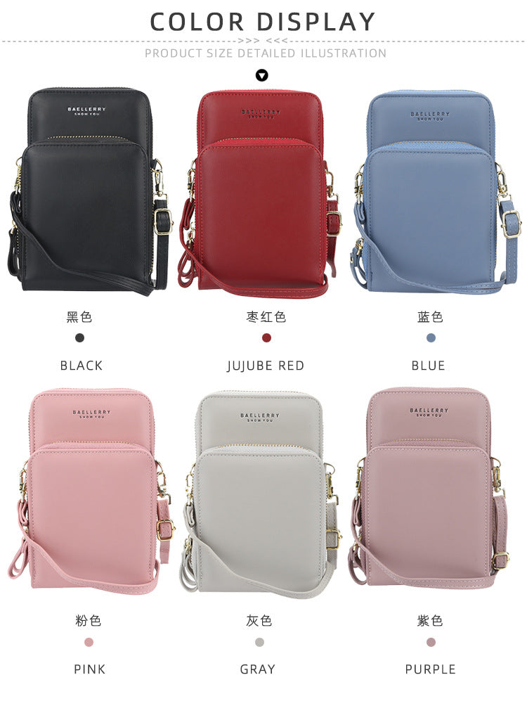 Baellerry Forever Young 3 Zipper Cross Body Sling Bag For Women