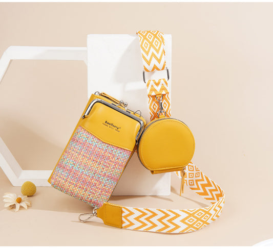 Baellerry  PU Leather multifunctional Bag, woman Handbags ,cross body lady Phone  and cash single shoulder  purse