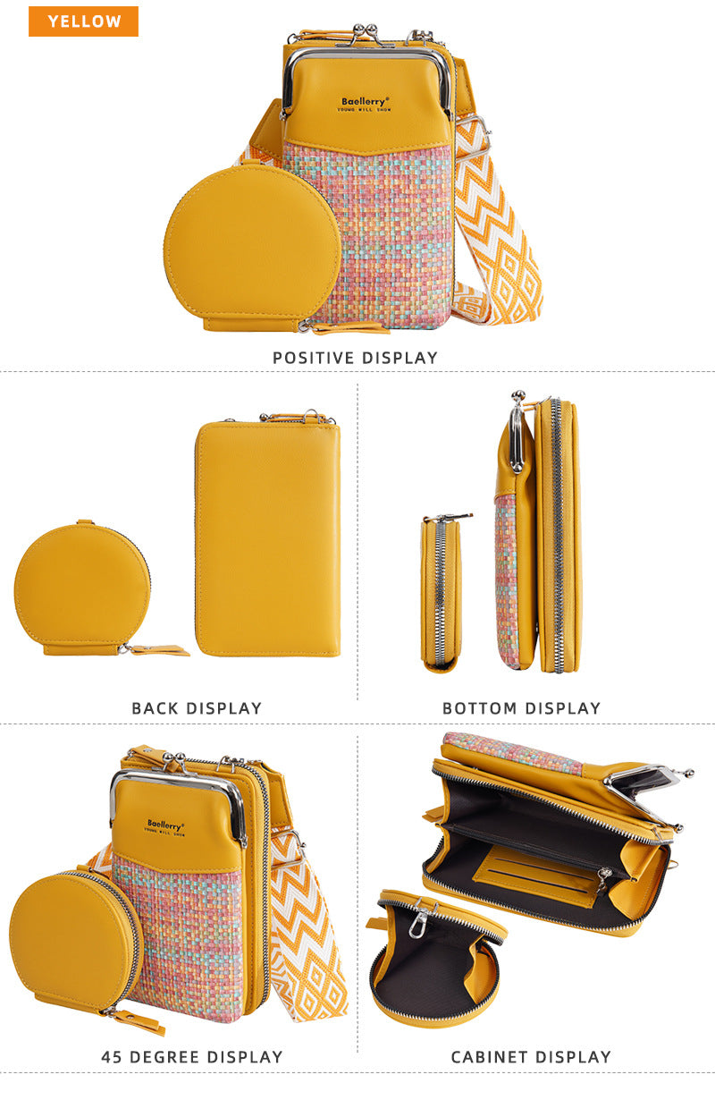 Baellerry PU Leather multifunctional Bag, woman Handbags ,cross body lady Phone and cash single shoulder purse