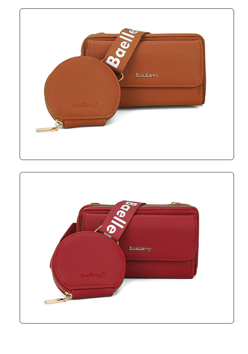 Baellerry PU Leather multifunctional Bag, woman Handbags ,cross body lady Phone and cash single shoulder purse ou