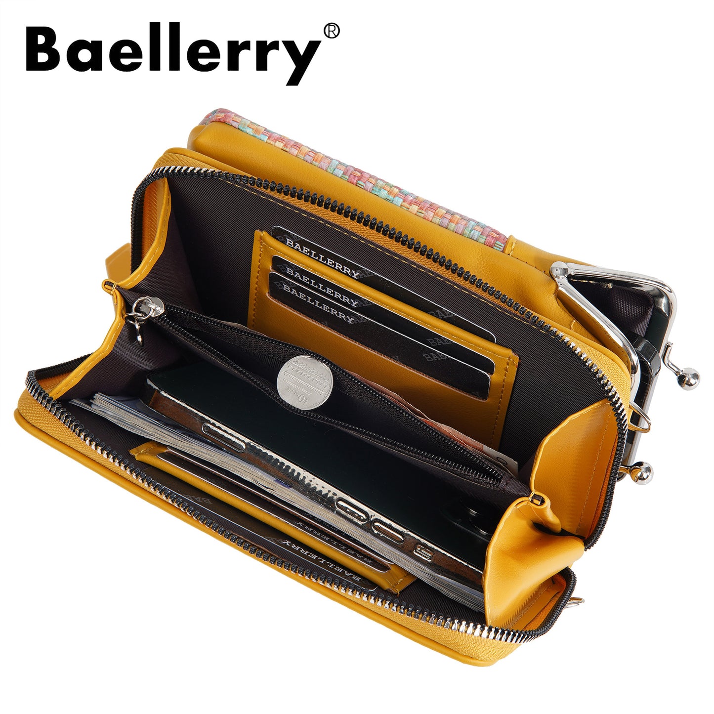 Baellerry PU Leather multifunctional Bag, woman Handbags ,cross body lady Phone and cash single shoulder purse