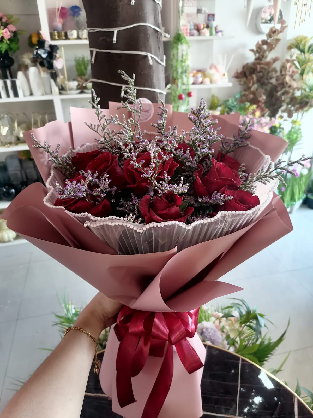 Beauty Festival Red Roses Bouquet