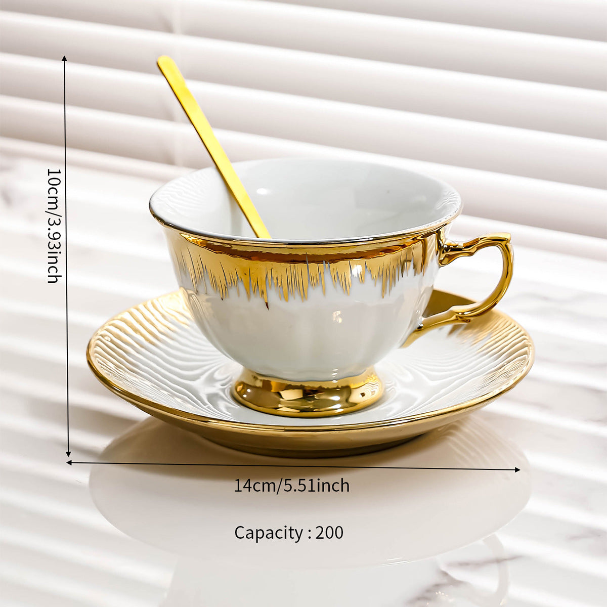 Elegant Ceramic Coffee Cup