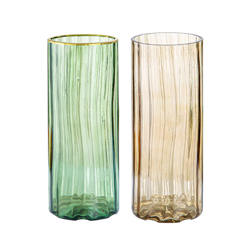 Green Glass Vase