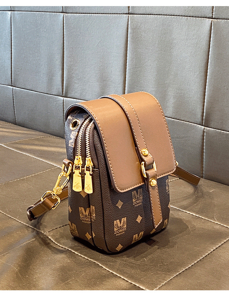 New niche design large capacity single shoulder crossbody bag mobile phone bag