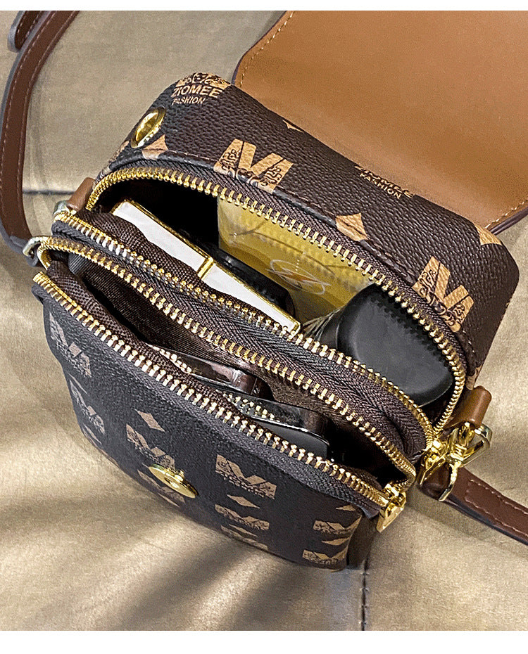 New niche design large capacity single shoulder crossbody bag mobile phone bag
