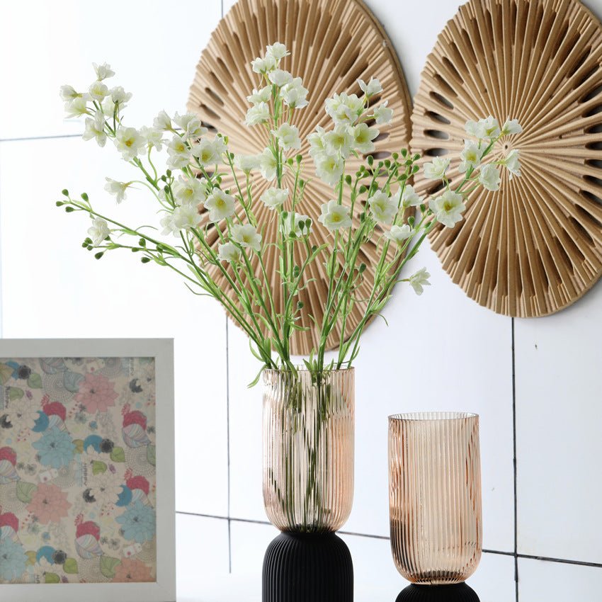 Artificial Gypsophila, Purple Glitter
