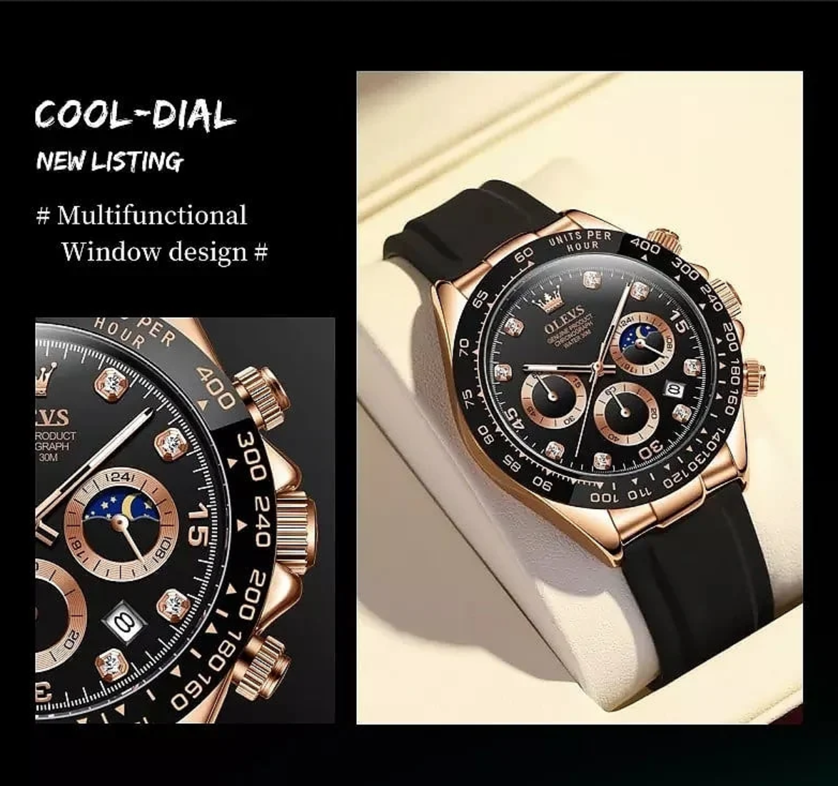 OLEVS 2875 Chronograph Watch Luxury Sport