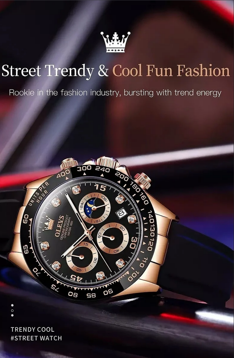 OLEVS 2875 Chronograph Watch Luxury Sport