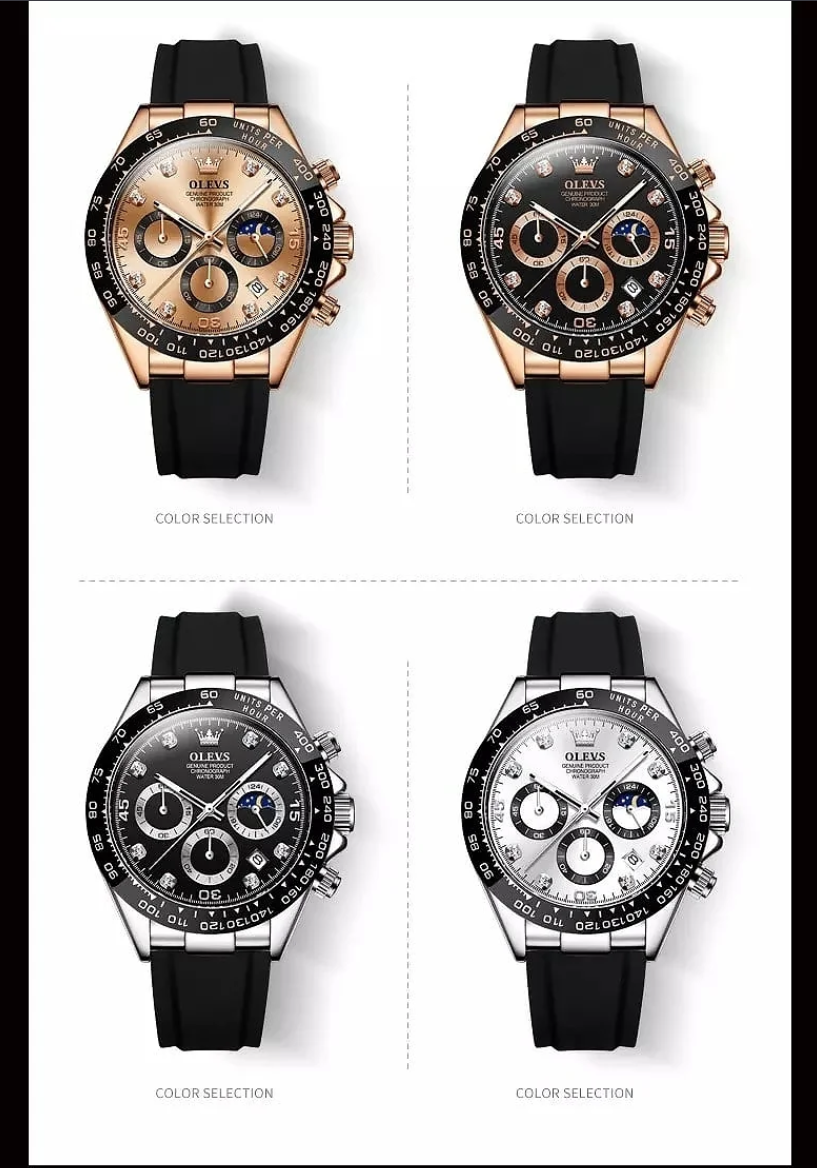 OLEVS 2875 Chronograph Watch Luxury Sport