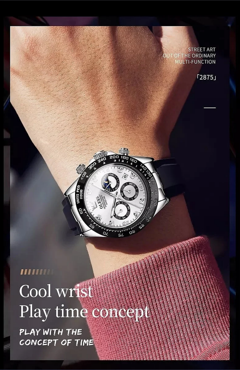 OLEVS 2875 Chronograph Watch Luxury Sport