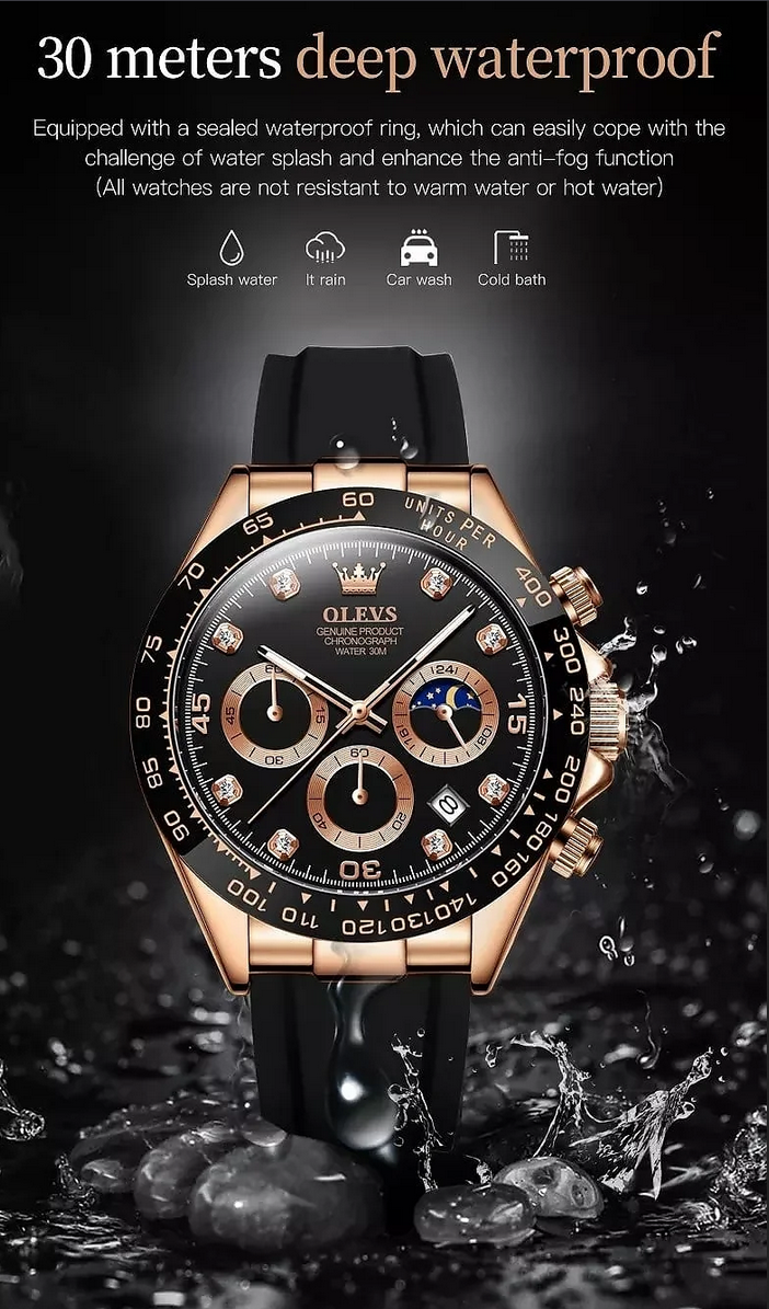 OLEVS 2875 Chronograph Watch Luxury Sport