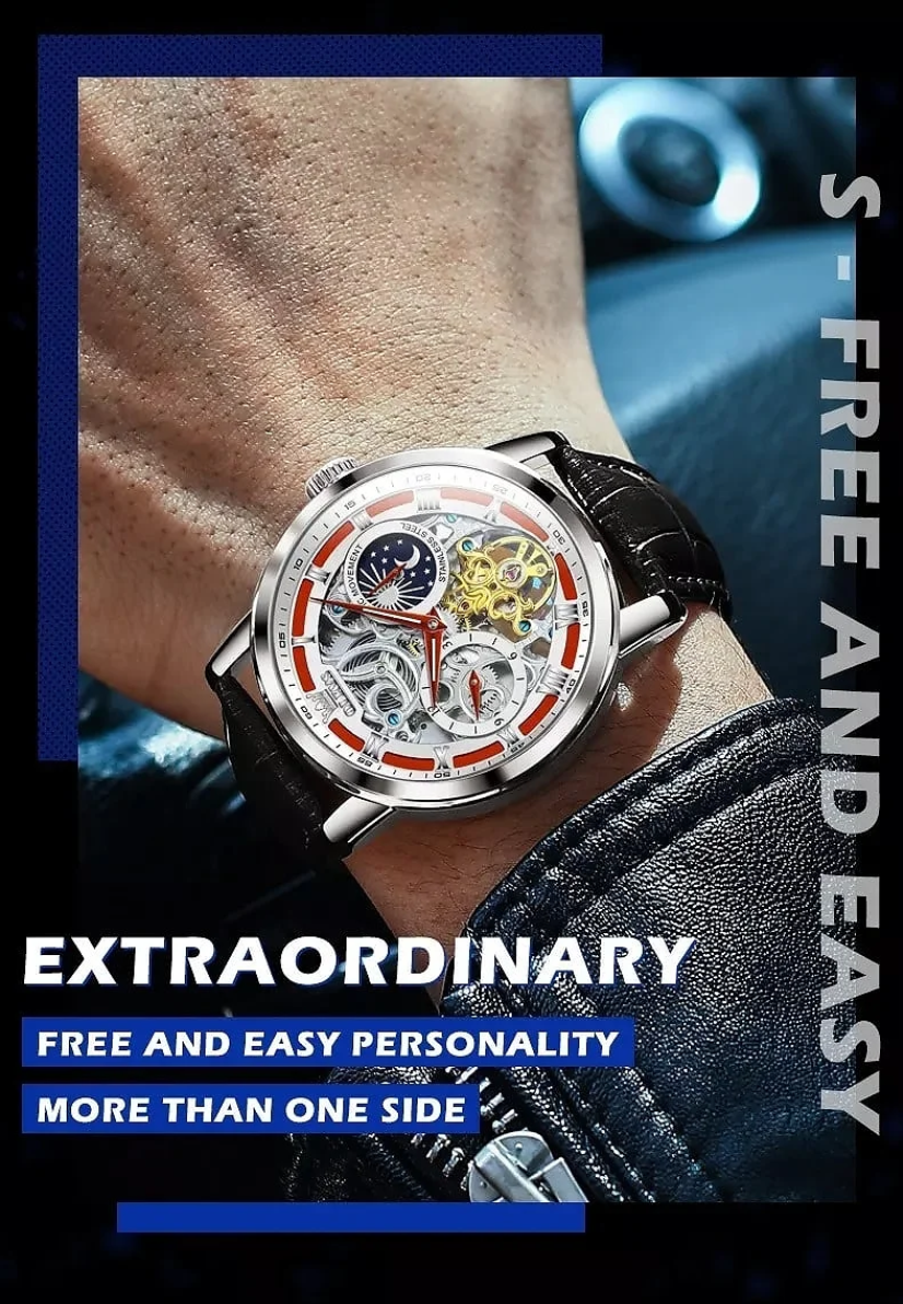 OLEVS Watch 6670 Fully Automatic Mechanical Movement