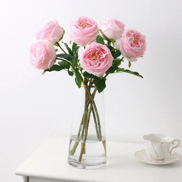 Peony Real Touch Branches Decor Artificial Rose