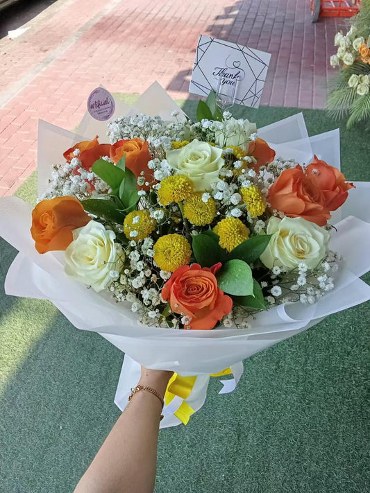 Sunshine Roses Bouquet