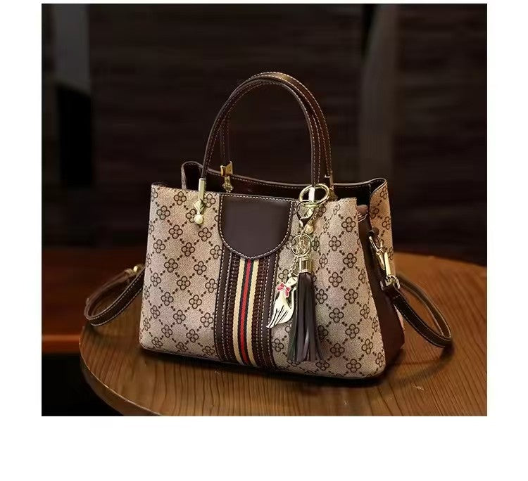 Super fire tote shoulder bag for women, large capacity, high-end decoration, designer