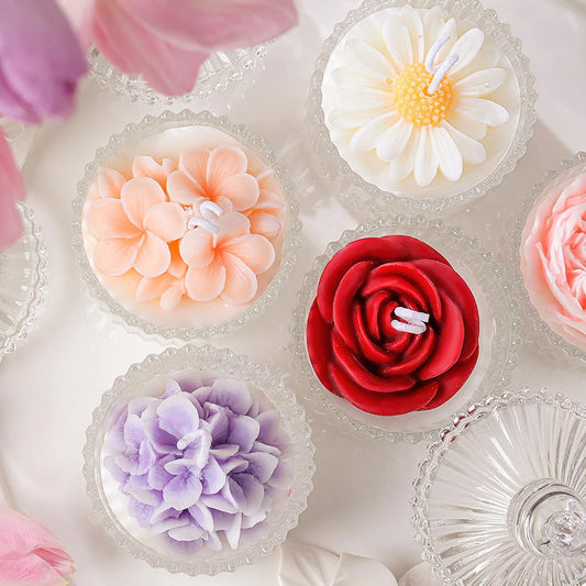 Tulip Flower Bouquet Scented Healing Candle