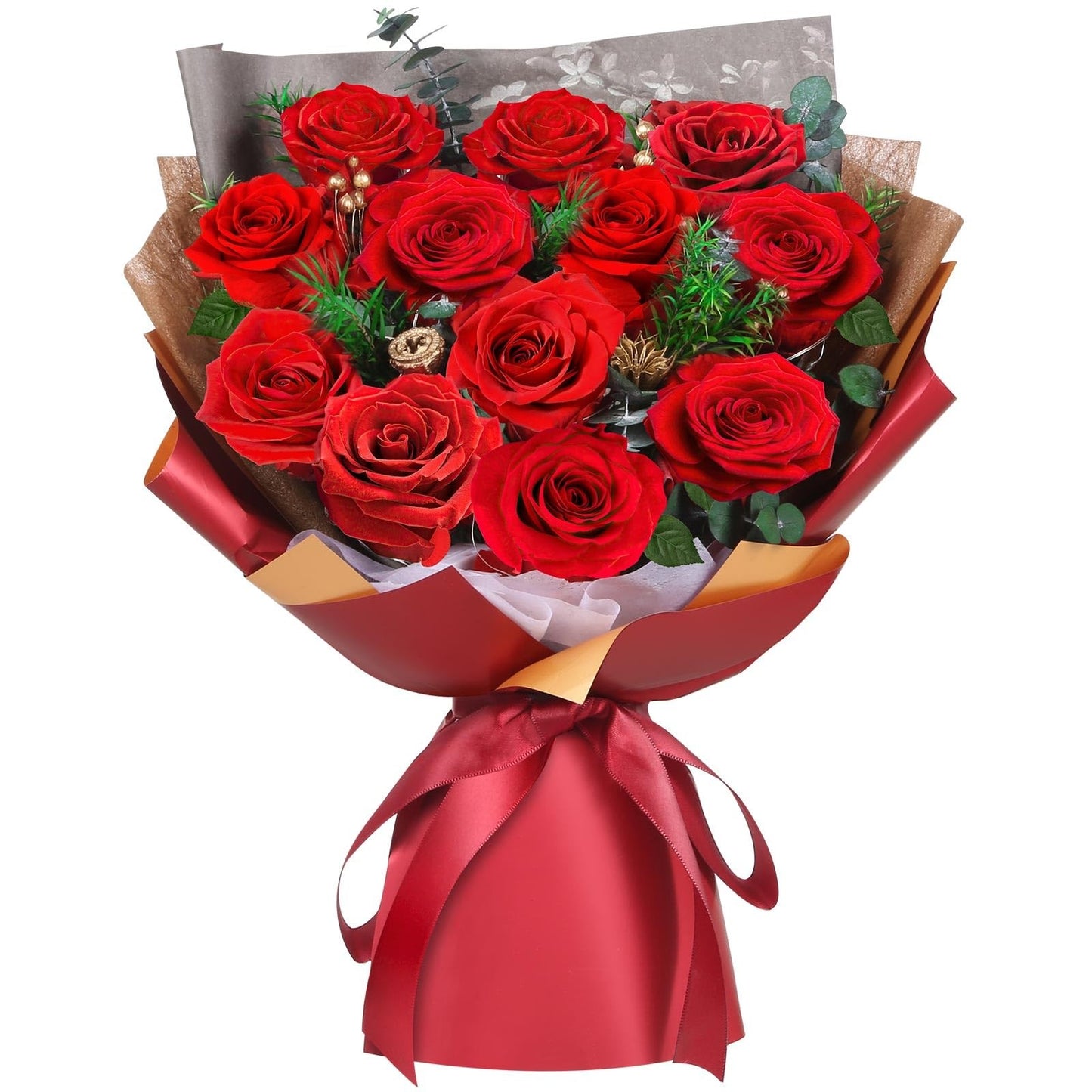 Birthday Red Roses Bouquet