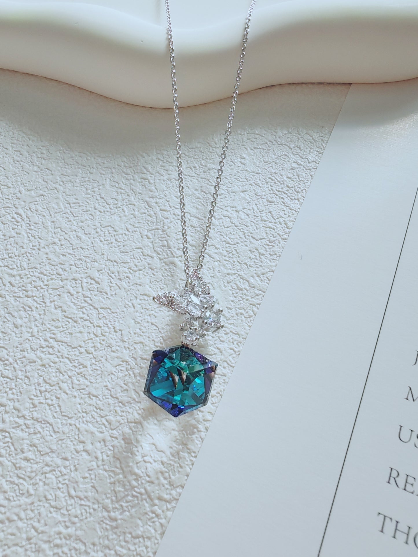Butterfly Crystal Necklace