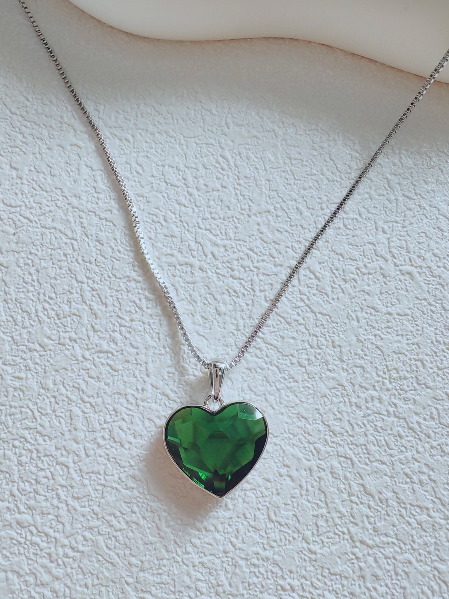 Green Heart Necklace