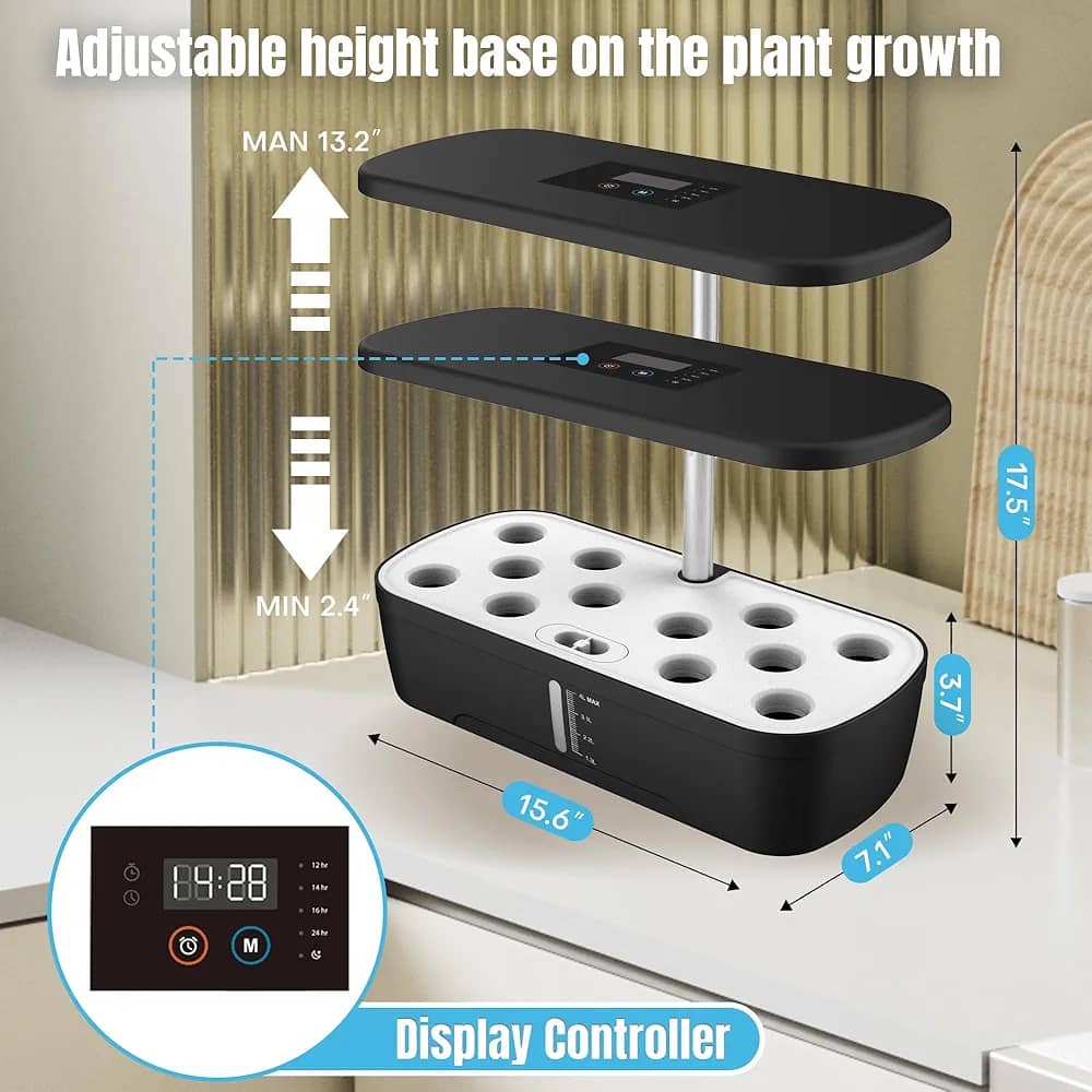 Hydroponics System With Grow Light