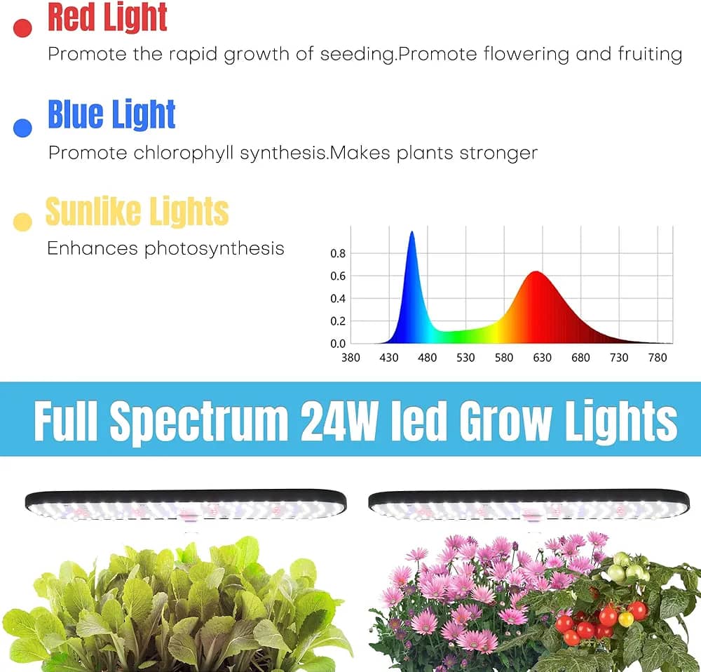 Hydroponics System With Grow Light