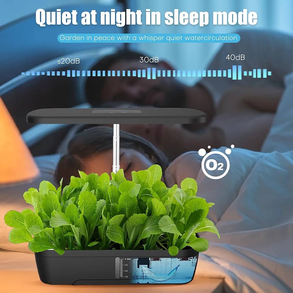 Hydroponics System With Grow Light