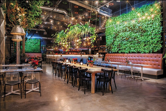 Shop & Restaurant Decorations with Flowers | Dubai