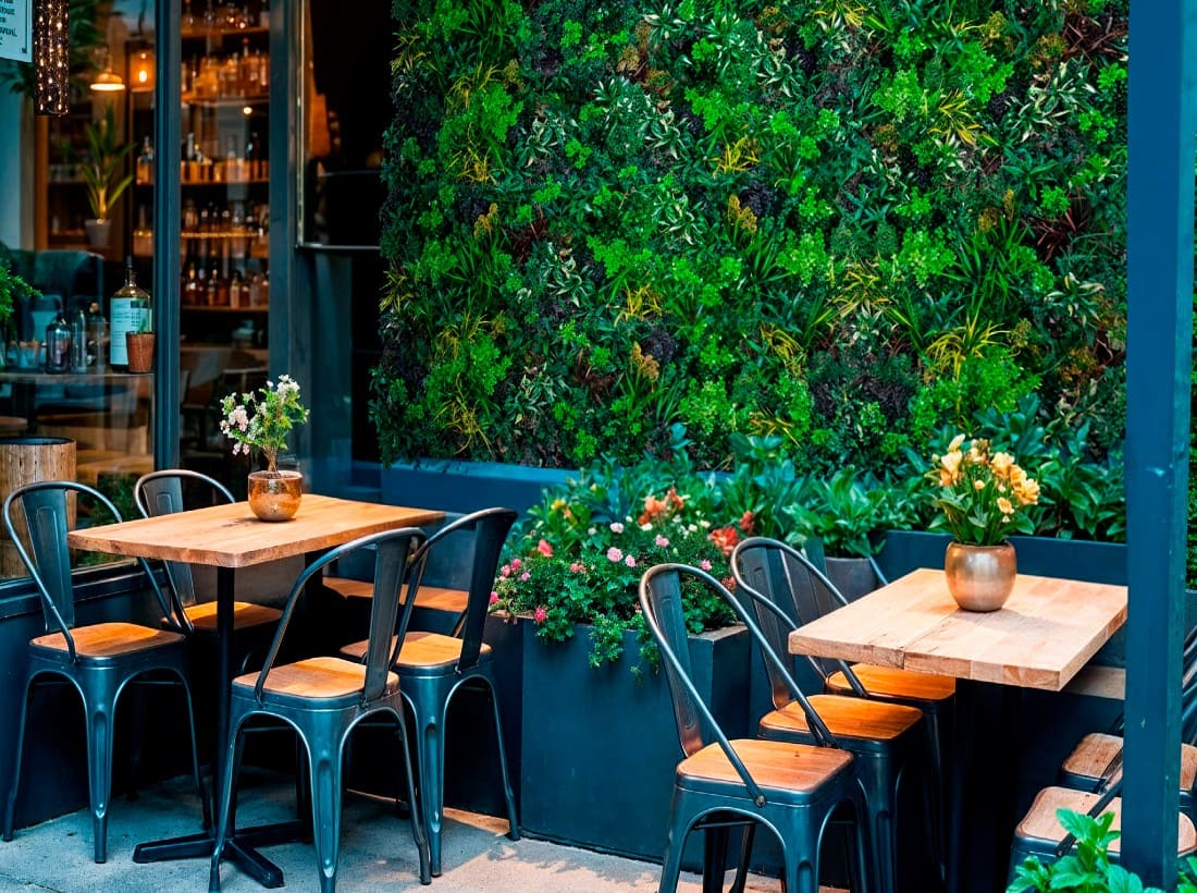 Shop & Restaurant Decorations with Flowers | Dubai