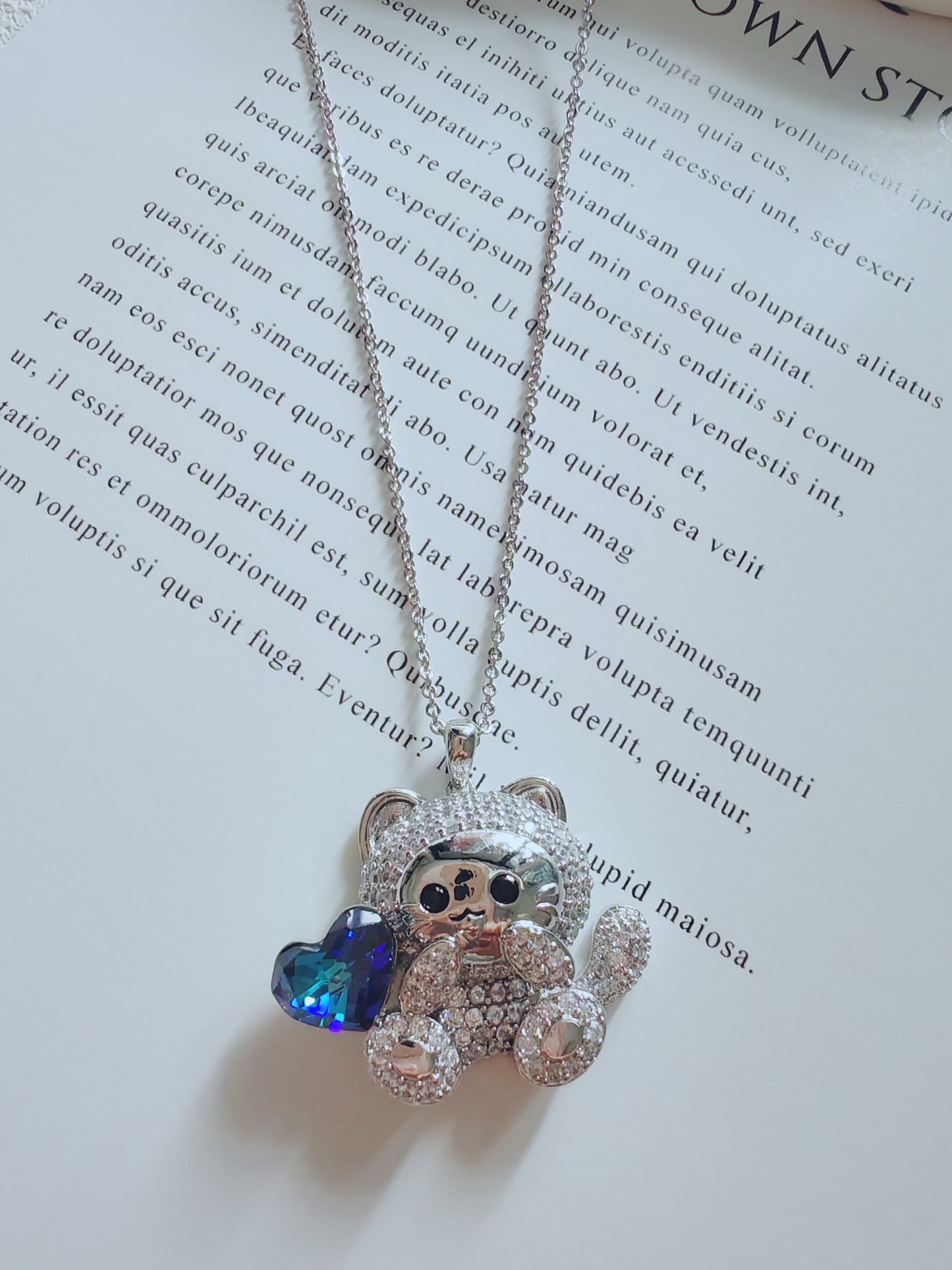 Teddy Bear Necklace