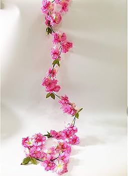 Artificial Cherry Blossom Vine Hanging Plants