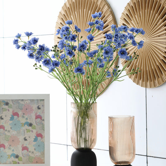 Artificial Gypsophila, Purple Glitter