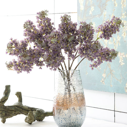 Artificial Lilac Flower Branch