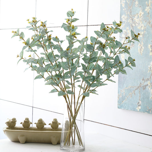 Artificial Mini 2-pronged Eucalyptus Money Leaf