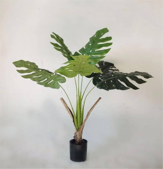 Artificial Plant Monstera Tree Indoor Fake Silk Plant