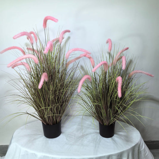 Artificial grass with flower